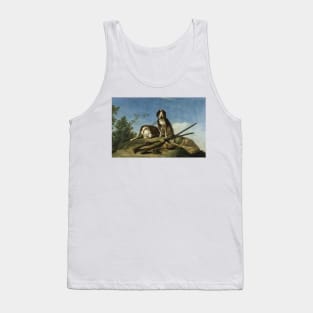 Dogs on the Leash by Francisco Goya Tank Top